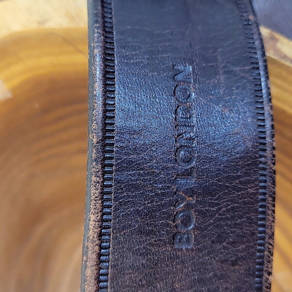 Vintage Boy London All Bovine Leather Belt Handmade in Spain - Picture 8 of 12